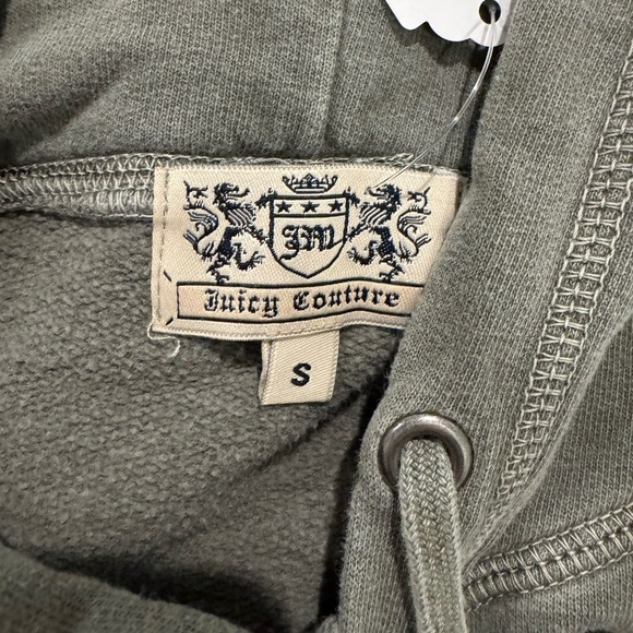 Vintage juicy couture men’s hoodie van nuys lions y2k cotton army green - Picture 5 of 7